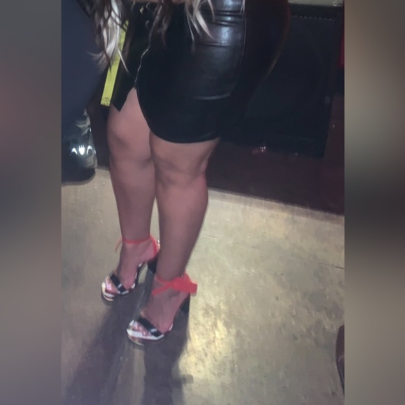 Off white zip tie ankle strap heels size 6 - Picture 15 of 16